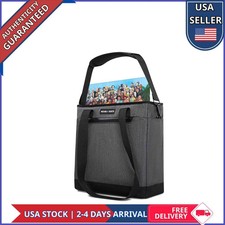 Vinyl Record Storage Bag Water-Resistant Case Holds 40 LPs 12 Inch Records