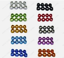 M3 Aluminum Alloy Cone Cup Head Screw Gasket screw washer 1/10 1/8 RC car Color