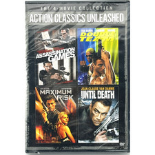 ACTION CLASSICS UNLEASHED 2013 4-Movie DVD Van Damme - NEW IN WRAPPER