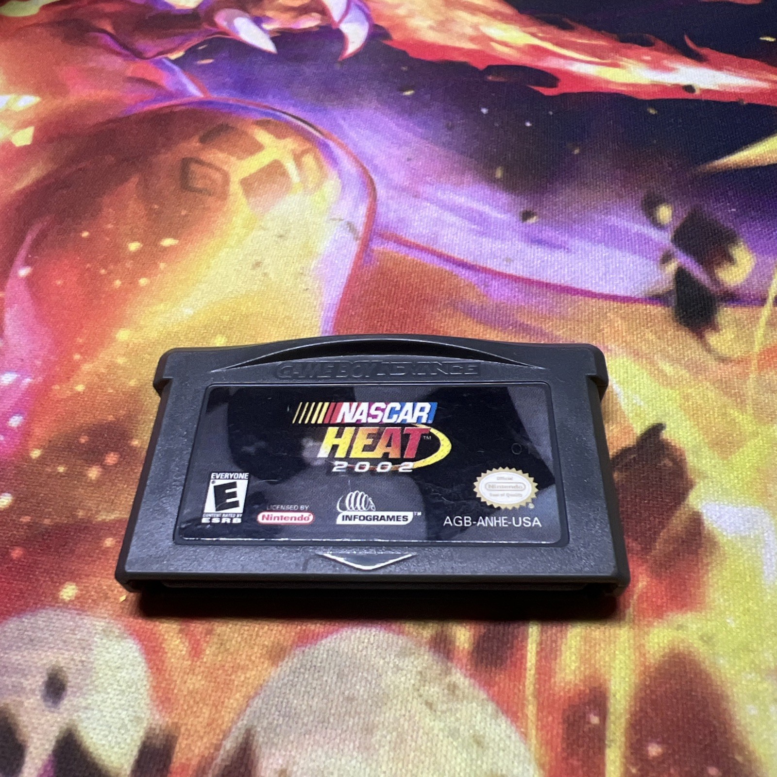 NASCAR Heat 2002 Nintendo Game Boy Advance Cartridge
