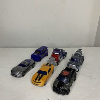 Transformers Diecast Auto Konvolut X6 Mixmaster, Optimus Prime, Bumblebee Rpms