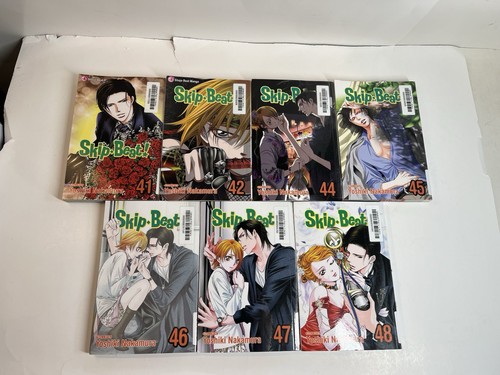 Skip-Beat by Yoshiki Nakamura Manga Book Lot Of 7 Vol 41-42, 44-47 Ex-Library