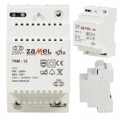 Modularer Transformator 230/12V AC TRM-12 ZAMEL