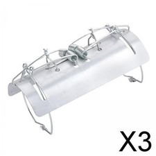 3x Steel Trap Easy Set Traps Clip Tunnel for Outdoor Indoor