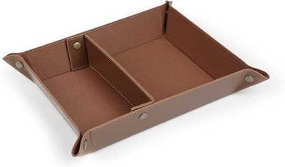 Londo - Leder Tablett Organizer - Aufbewahrungsbox für Schmuck und Accessoires