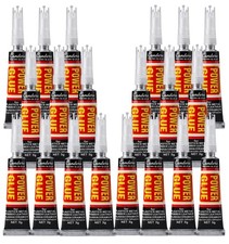 48 Pcs Super Glue Extra Strong Quality Adhesive Plastic Glass Rubber Leather 3g