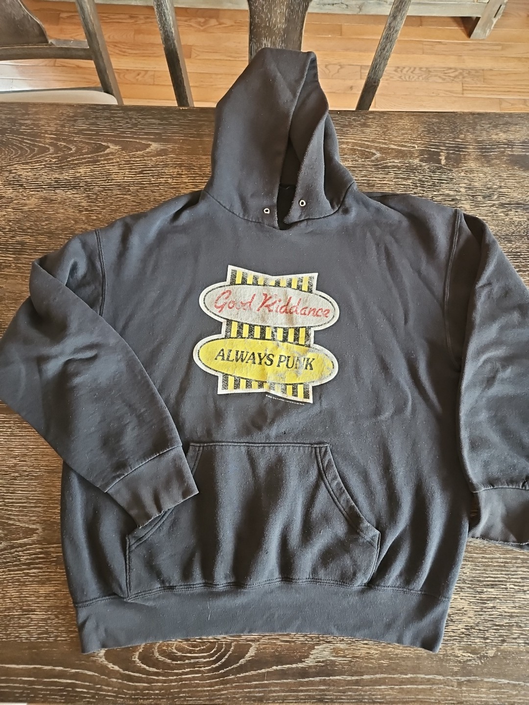 Vintage Good Riddance Always Punk Hoodie - Gem