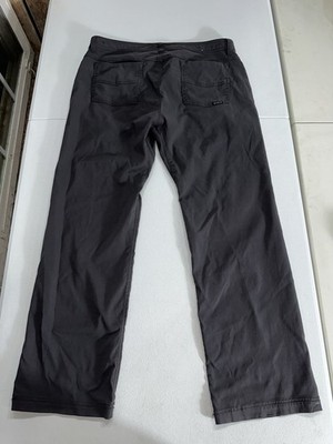 Prana Pants Mens 36X30 Brion Slim Fit Nylon Stretch Lightweight Hiking Outdoor