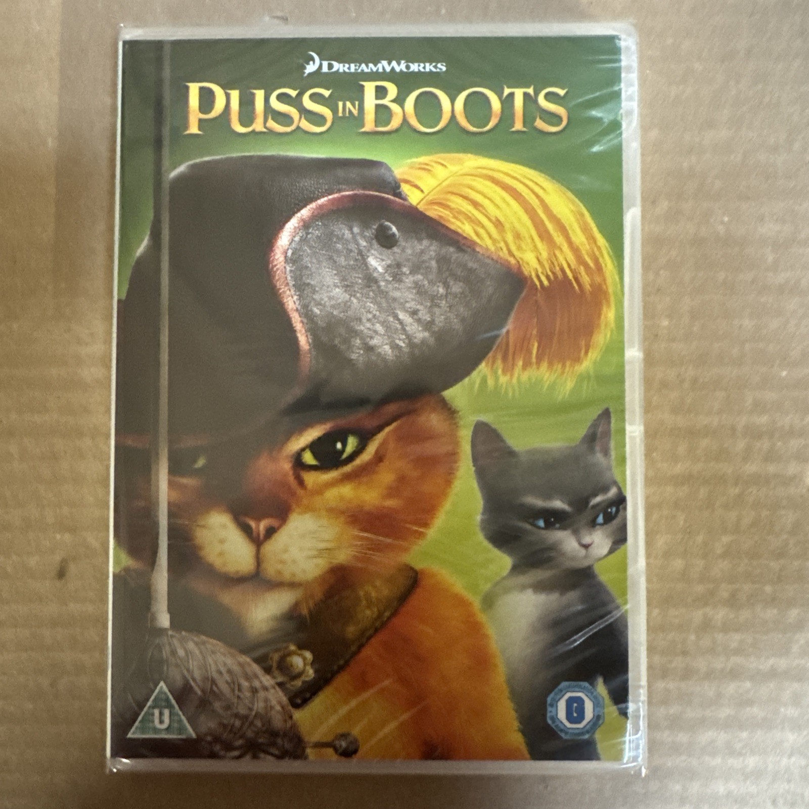 Puss In Boots (2018 Artwork Refresh) NEW SEALED DVD