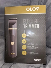 Olov YP-7032 Electric Body Hair Trimmer Waterproof Safety Replaceable Heads 🆕