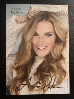 Anni Perka - Autogrammkarte original signiert Autogramm