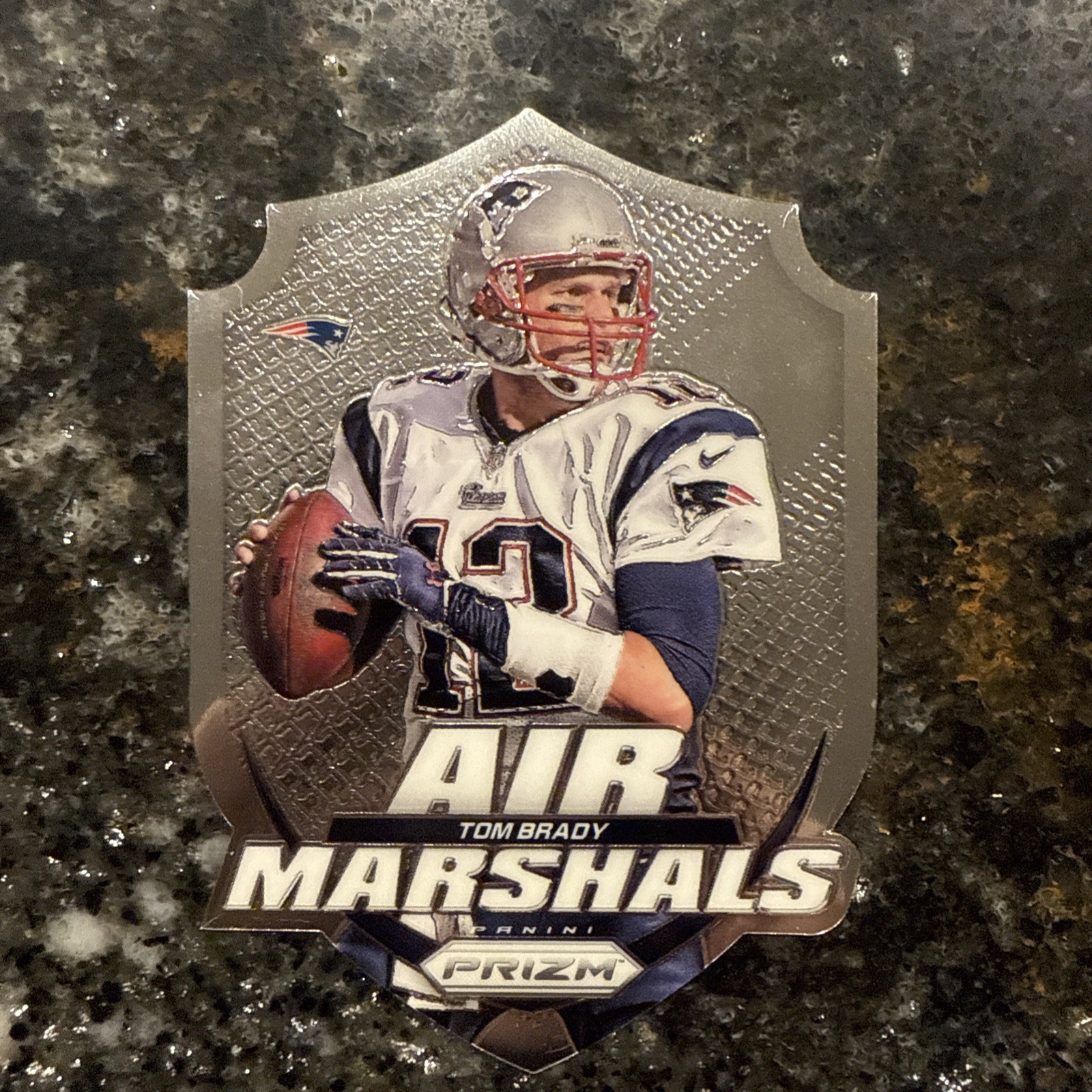 2014 Panini Prizm #AM1 Tom Brady Air Marshals New England Patriots Die-Cut