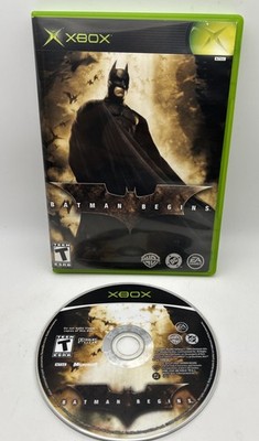 Batman Begins (Microsoft Xbox, 2005) Tested- NO Manual-Clean Disc