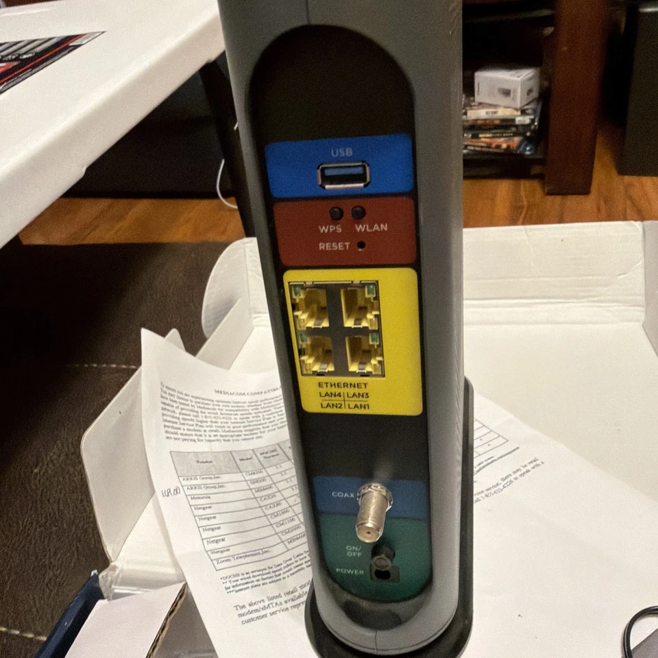 Motorola MG8702 DOCSIS 3.1 Cable Modem+ AC3200 WIFI Router Combo NEW - Image 3 of 3