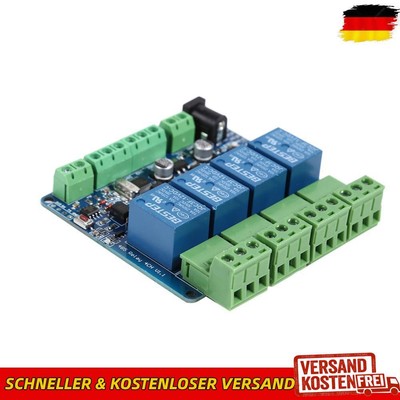 Modbus RTU 4-Wege-Relaismodul TTL/RS485-Schnittstellenkommunikation mit Indikato