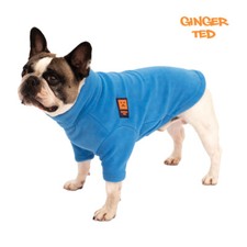 Ginger Ted Warm Fleece Pug Frenchie Jumper - windproof, polarfleece, sweater