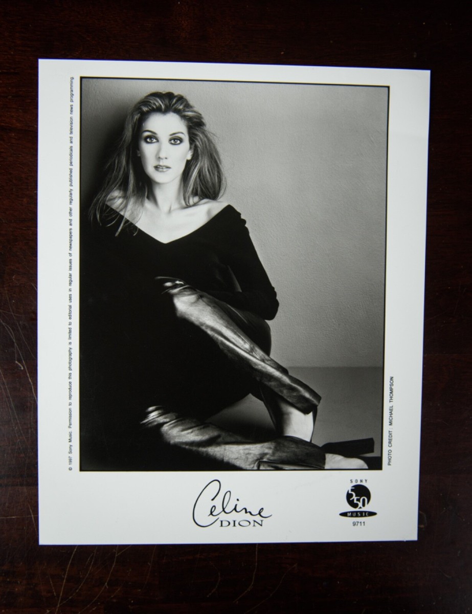 CELINEセリーヌポスター4枚CÉLINE フィービー期 カタログ 10冊 Celine Dion - original promo press photo - 1997 - Let's Talk About