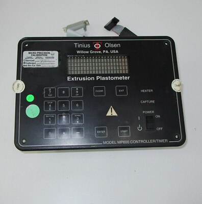 Tinius Olsen MP600 Controller/Timer TINS-DUAL-0002 Panel only