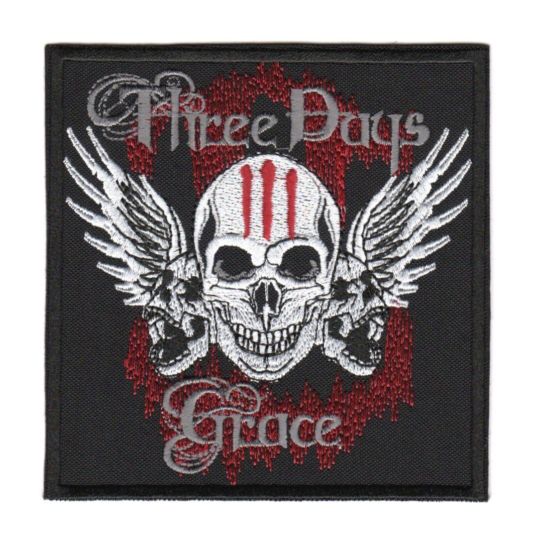 Three Days Grace Patch | Skulls Groundswell Canadian Post-Grunge 