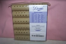 Diane 12 Pack Magnetic Rollers 2719 NEW in Pack Color: Beige 1 1/8" Rollers