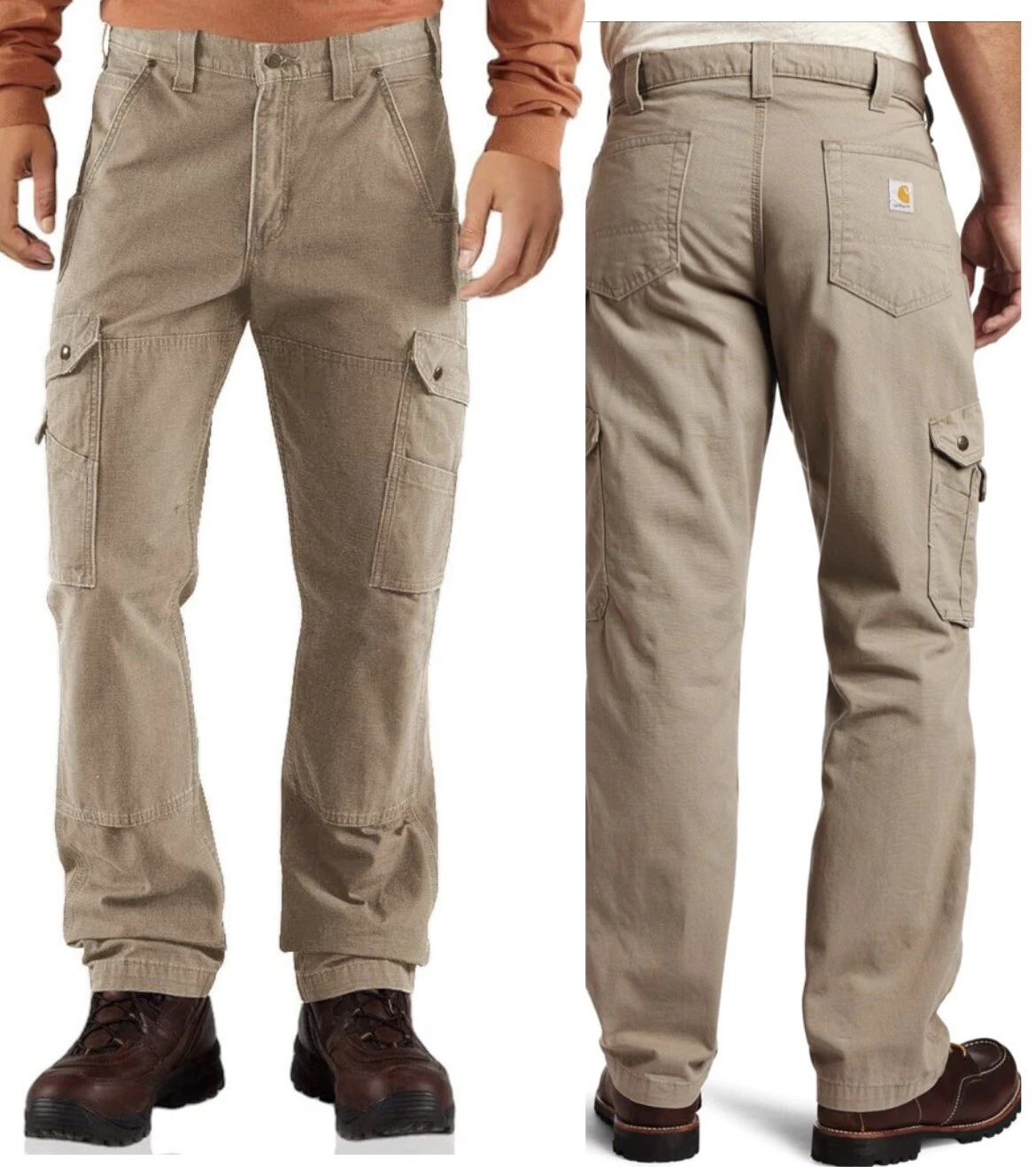 Carhartt Men's Relaxed Fit Ripstop Cargo Work Pant Size 42X30