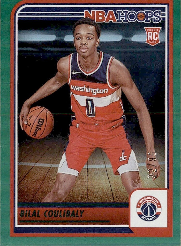 2023-24 Hoops Basketball Green Washington Wizards - RC Bilal Coulibaly /99 #276