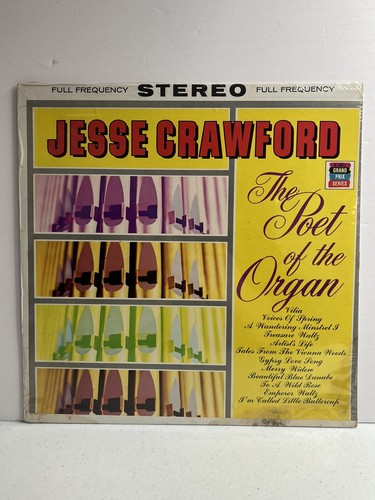 Jesse Crawford The Poet of the Organ K-401 Grand Prix Vinyl Record New Sealed