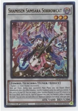 Yu-Gi-Oh! -  Shamisen Samsara Sorrowcat - MP23-EN189- Ultra Rare -1st Ed-NM/M