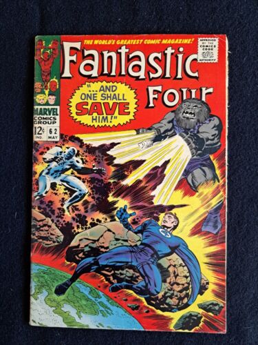 Fantastic Four 62 Marvel Comics 1967 1st Appearance Blastaar - Picture 1 of 9