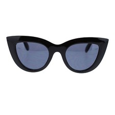 Diva Womens Nerdy Retro Hipster Normcore Thick Plastic Cat Eye Sunglasses