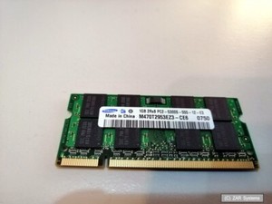 Ersatzteil für Dell Latitude 120L: RAM, Speicher M470T2953EZ3 1GB Memory SoDimm