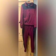 Women's Avia fleece lined pullover with matching leggings size L 12/14 