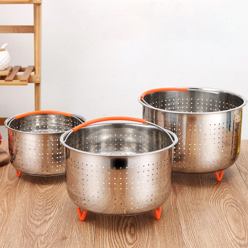 Stainless steel steamer outlet basket for instant pot