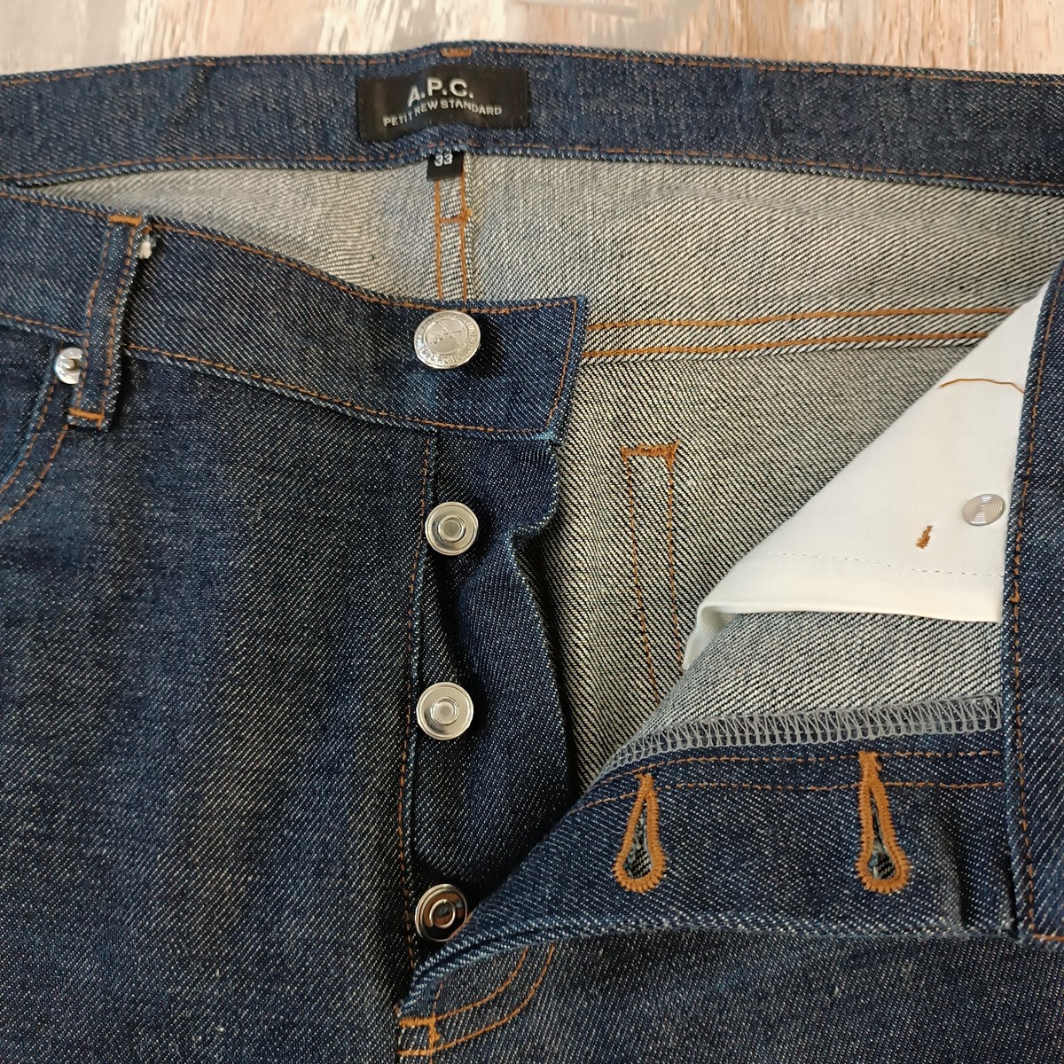 A.P.C. APC Jeans Petit New Standard Selvedge Denim Size 33x31 Mens 
