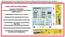 White Toner 1/64 Water Slide Decal Set Ferrari Multi Logos For Hot Wheels