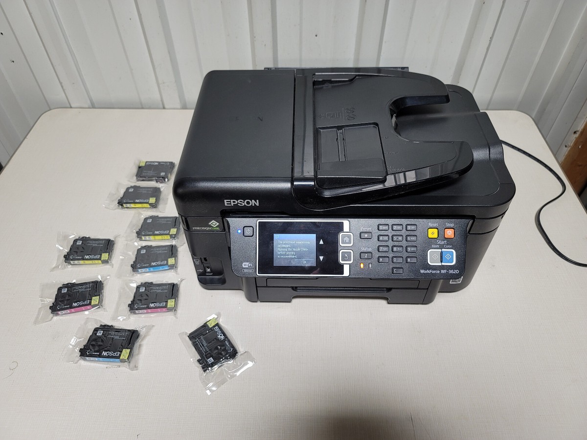 Epson WF-3620 Color Wireless Inkjet All-In-One Printer NOT WORKING