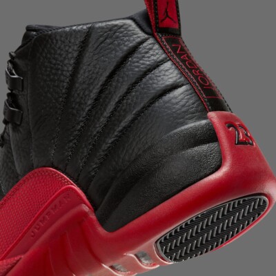 Nike Air Jordan 12 Retro Flu Game Black Red CT8013-002 Men's or GS