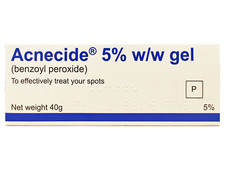 Acnecide 5% Gel Benzoyl Peroxide - Treatments Acne, Blemishes, Spots - 40g