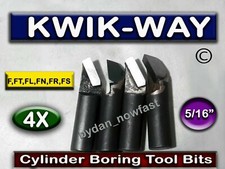 4x Kwik-way Cylinder Boring Bar Tool Bitcutter 516 Fftflfnfrfsfw