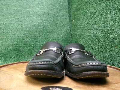Allen Edmonds Firenze Mens Leather Horsebit Slip On Dress Loafers Size 11 Black Allen Edmonds Mens Firenze Black Pebbled Leather Horsebit  main image 4