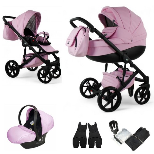 Passeggino MOMMO AAA 3 in 1 eco pelle - sedile Cosmo I Size - Foto 3 di 146