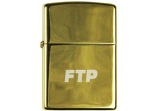 NEW FTP F The Population 10 Year Anniversary Gold Logo Lighter