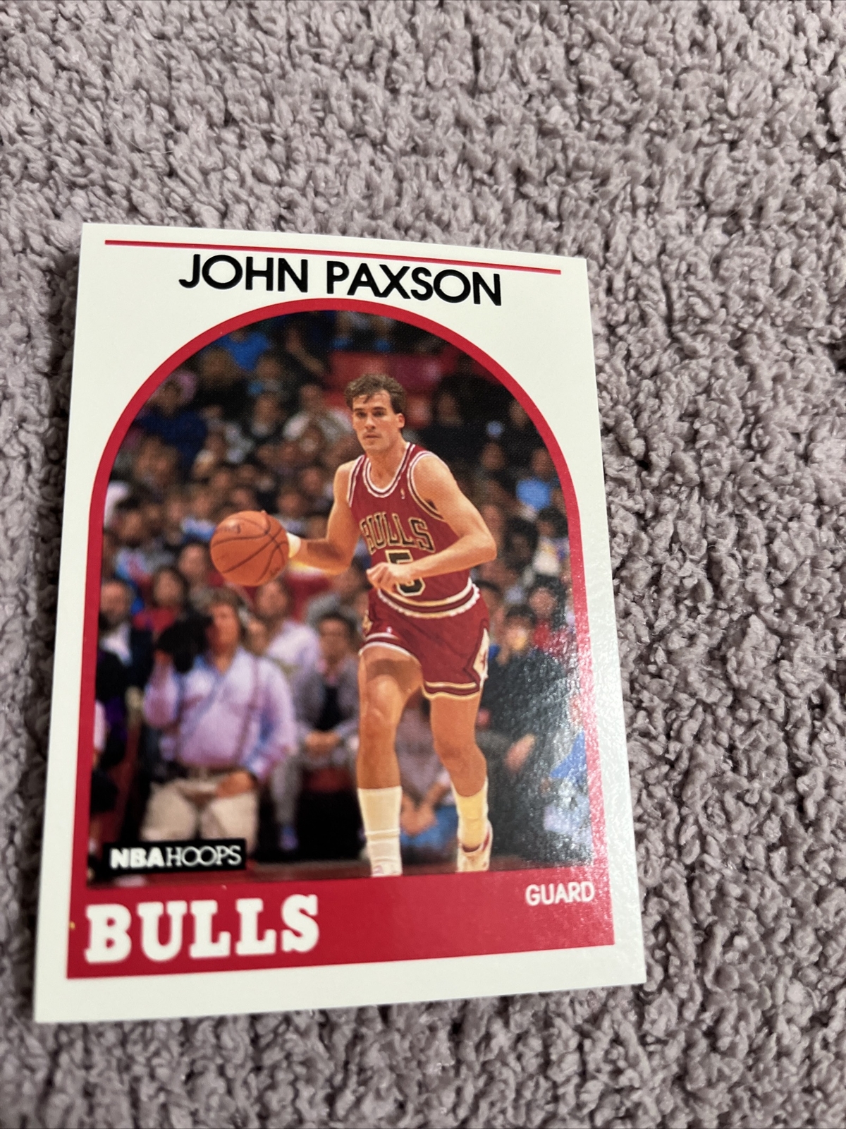 1989-90 NBA Hoops Basketball John Paxson #89 Chicago Bulls Notre Dame