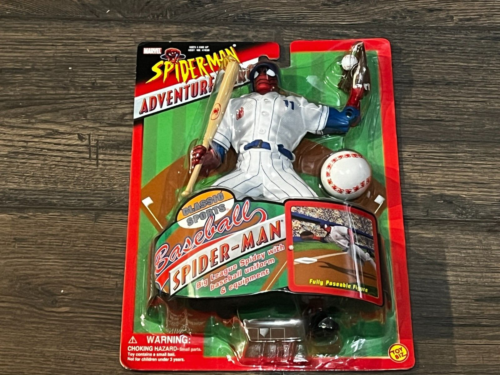 RARE! Marvel Spider-Man Adventure Hero Baseball 10 Inch Figure Toy Biz NEW 47831 - Picture 1 of 1