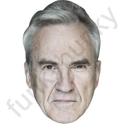 Larry Lamb Celebrity Card Gesichtsmaske - Ready To Wear - Kostüm