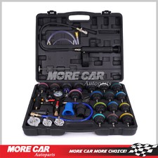 28 pcs Radiator Pressure Tester Vacuum Cooling System Kits Coolant Vacuum Refill