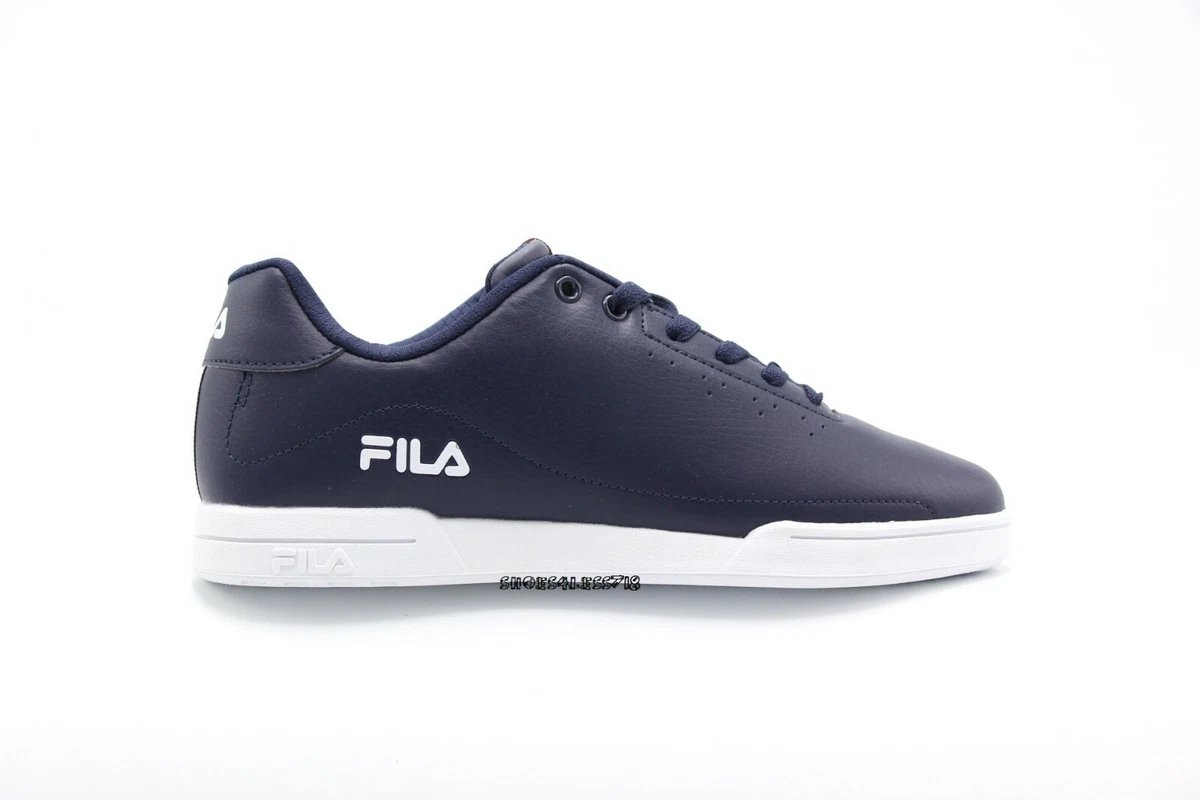 bak Trekken Onbevreesd NEW MENS FILA CLASSIC WISTERIO NAVY WHITE LOW CUT TENNIS LACE UP SNEAKERS  SHOES | eBay