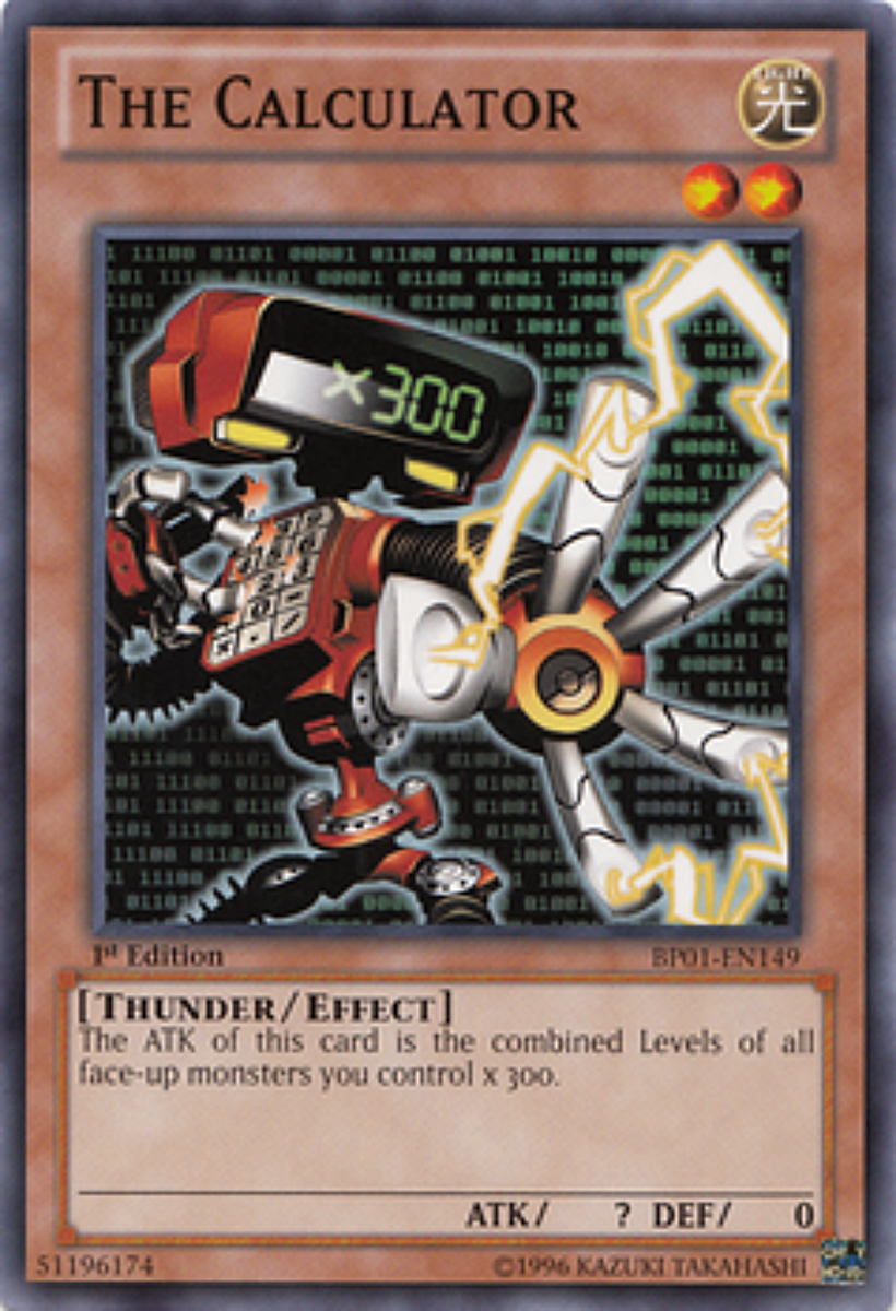 The Calculator BP01-EN149 X 1 Near Mint Common yugioh card Near Mint YUGIOH The Calculator BP01-EN149 X 1 Near Mint Common yugioh card Near Mint YUGIOH