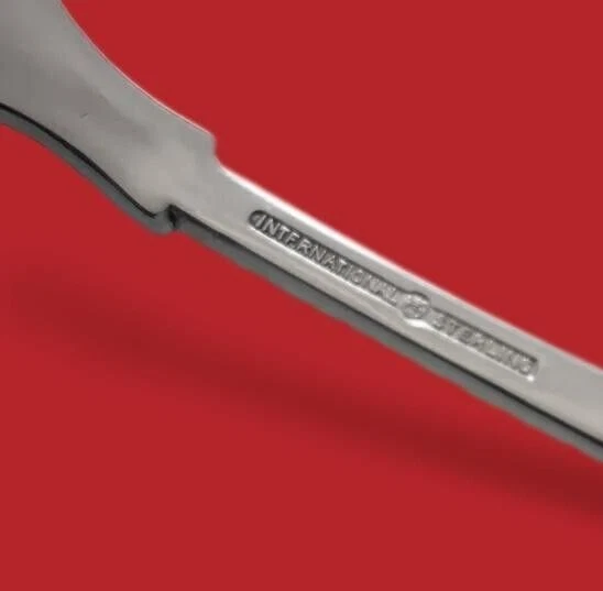 1810 por International Sterling Silver Ice Cream Dess. Juego de horquillas personalizadas de 12 6" Foto 3 de 3