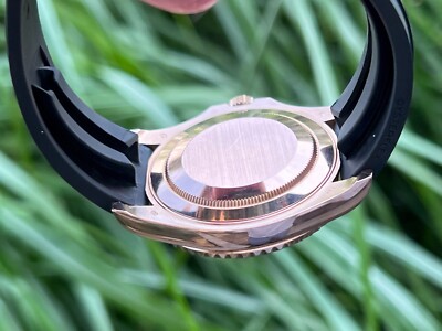 Rolex Yachtmaster 116655 Rose Gold 40mm Oysterflex Rubber With Box